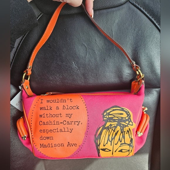 Coach Handbags - Coach Bonnie Cashin Pink and Orange Women's Bag NWT